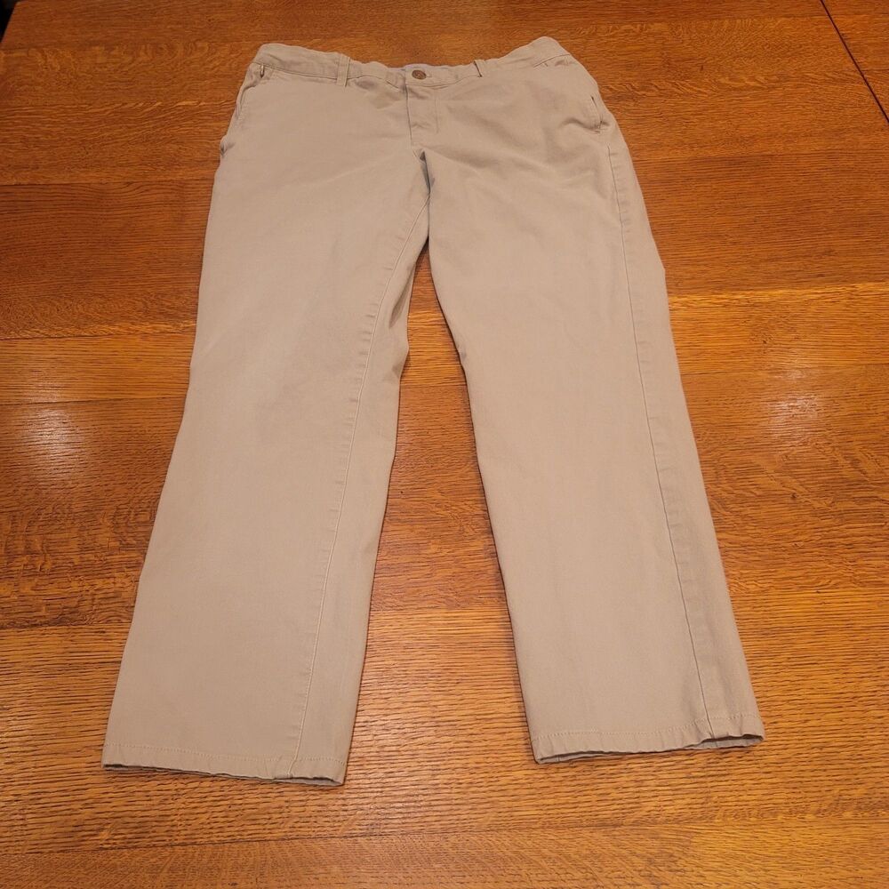 Bonobos Chino 2.0 Tailored Cotton Stretch Pants Size 34x32 Brown 4-way Stretch